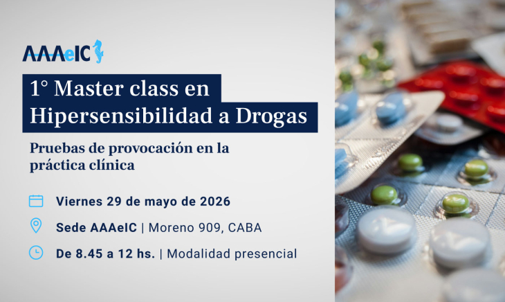 1° Masterclass en Hipersensibilidad a Drogas