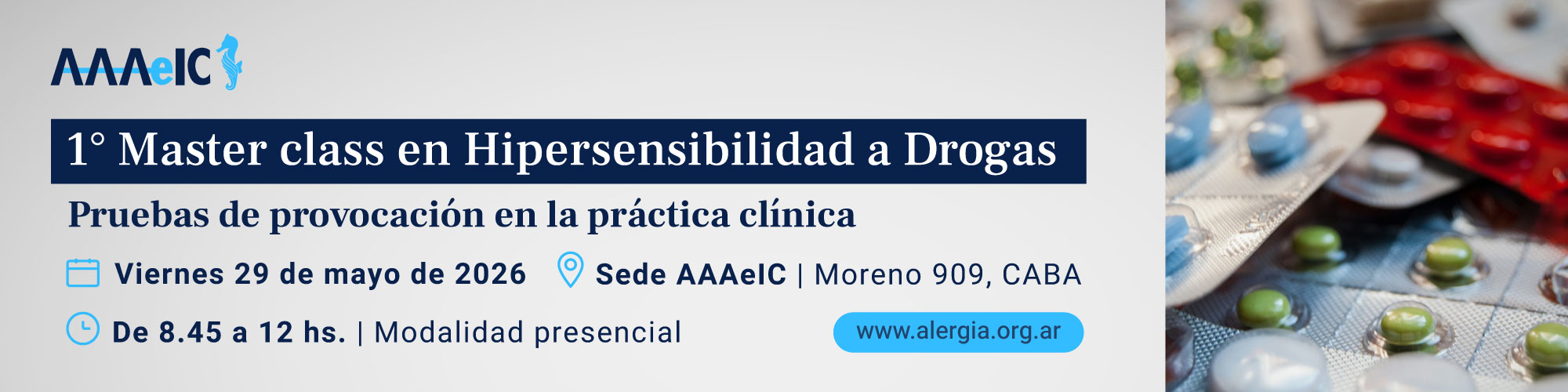 1° Master Class en Hipersensibilidad a drogas