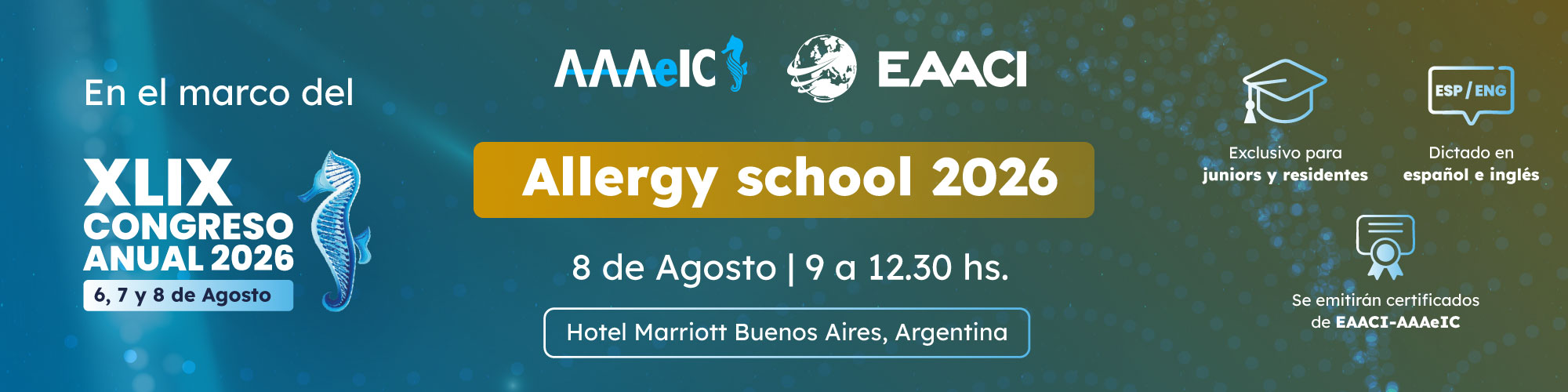 Allergy School AAAeIC / EAACI - Congreso Anual AAAIC 2026