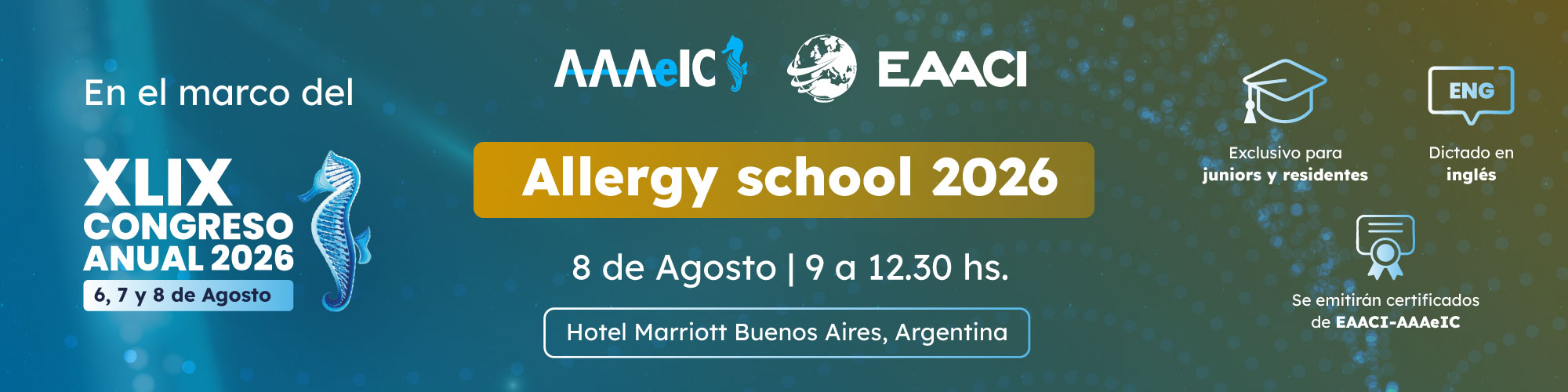 Allergy School AAAeIC / EAACI - Congreso Anual AAAIC 2026